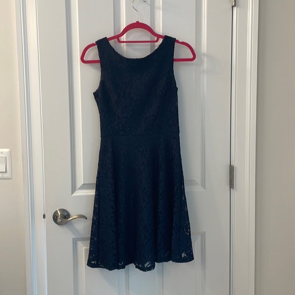 Navy Blue Speechless Classic Holiday dress